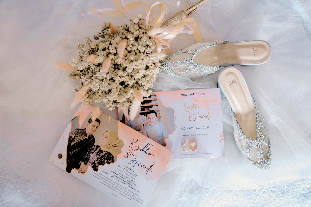 Shoes and Wedding Invitations